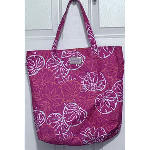 Lilly Pulitzer For Estee Lauder Summer Beach Bag/Tote‎ Pink Orange 14" x 16"